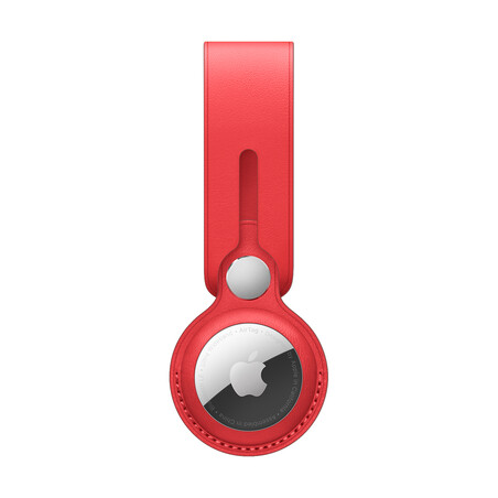 Apple AirTag Anhänger aus Leder, (PRODUCT)RED>