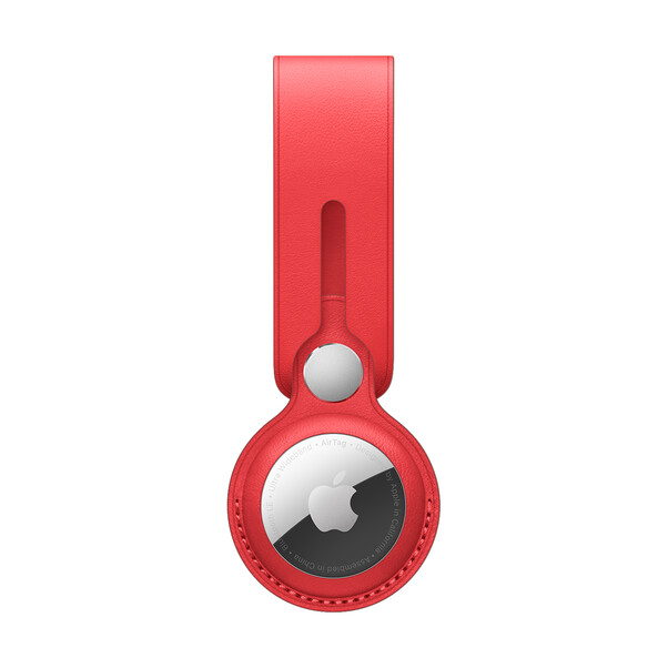 Apple AirTag Anhänger aus Leder, (PRODUCT)RED>