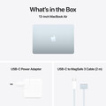 MacBook Air 13" mit M4 Chip, 10-Core CPU und 8-Core GPU, 16GB, 256GB SSD, himmelblau>