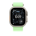 49 mm Ocean Armband Neongrün - Titan Natur