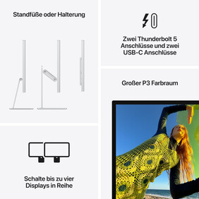 Studio Display – Standardglas – neigungs­verstell­barer Standfuß