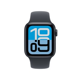 Apple Watch SE 3 GPS, 40 mm Aluminiumgehäuse Mitternacht, Sportarmband Mitternacht – S/M