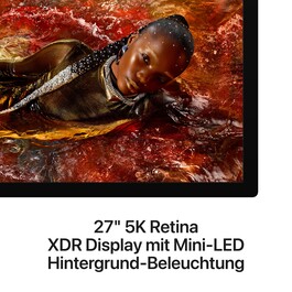 Studio Display XDR – Nanotexturglas – neigungs­- und höhen­verstellbarer Standfuß