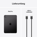 11" iPad Pro Wi-Fi 256 GB Standardglas - Space Schwarz (M5)