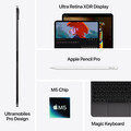 11" iPad Pro Wi-Fi 256 GB Standardglas - Space Schwarz (M5)