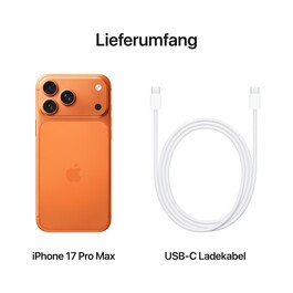 iPhone 17 Pro Max 256 GB Cosmic Orange 
