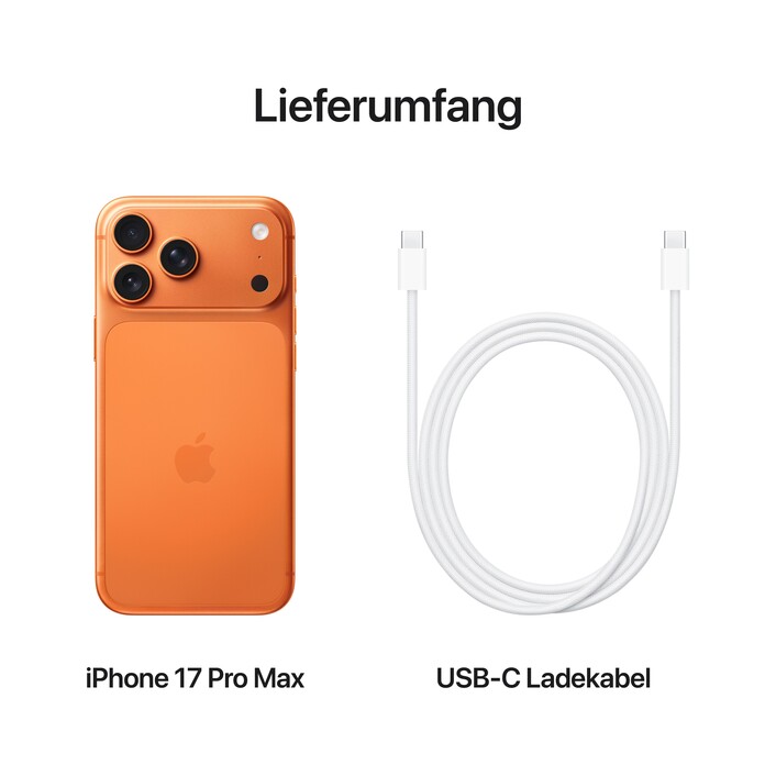 iPhone 17 Pro Max 256 GB Cosmic Orange 