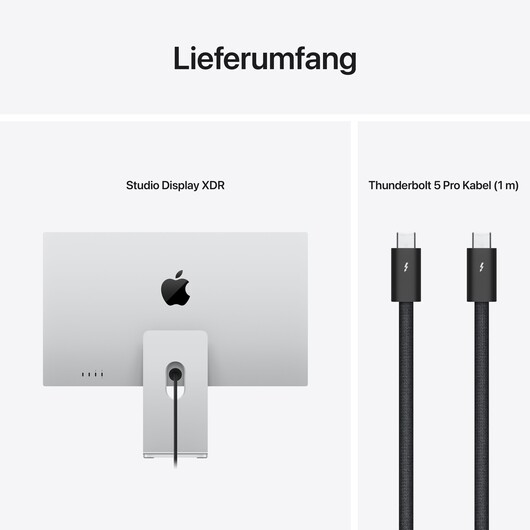 Studio Display XDR – Standardglas – neigungs­- und höhen­verstellbarer Standfuß