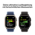 Apple Watch Ultra 3 GPS + Cellular, 49 mm Titangehäuse Natur, Trail Loop Blau/Hellblau - S/M