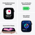 Apple Watch Series 11 GPS + Cellular, 42 mm Titangehäuse Gold, Milanaise Armband Gold