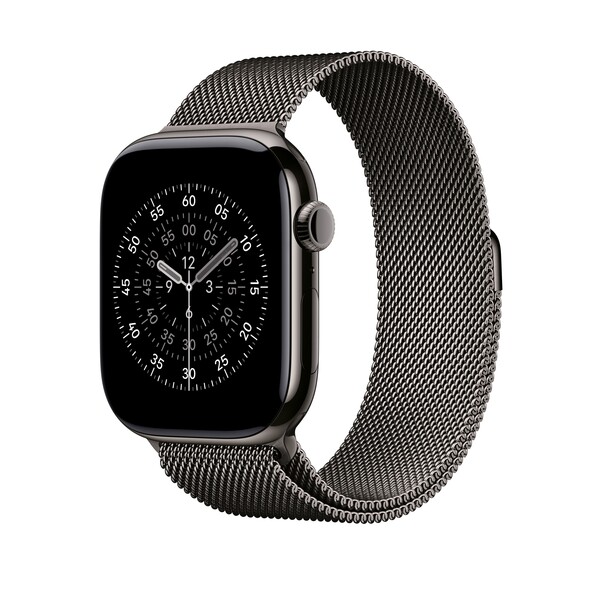 46 mm Milanaise Armband Schiefer – M/L