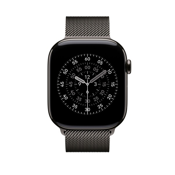 46 mm Milanaise Armband Schiefer – M/L